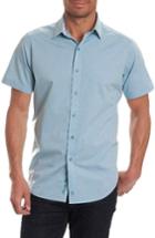 Men's Robert Graham Clemens Short Sleeve Sport Shirt, Size - Blue