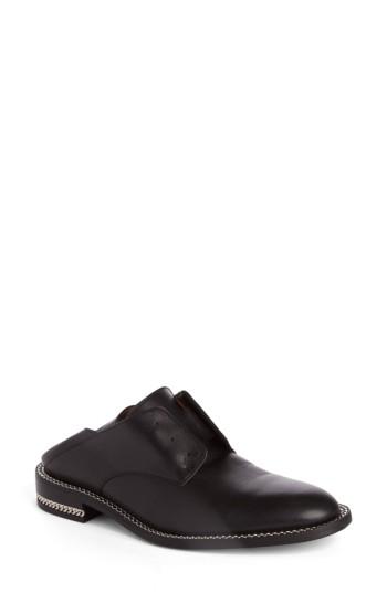 Women's Givenchy Double Chain Convertible Back Derby .5 Eu - Black