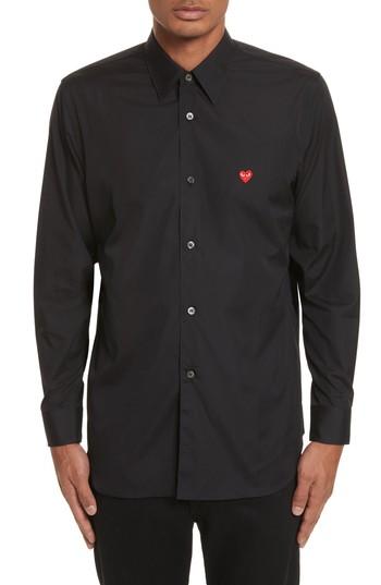 Men's Comme Des Garcons Play Trim Fit Oxford Shirt