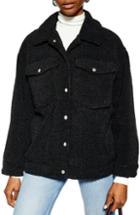 Women's Topshop Borg Western Style Jacket
