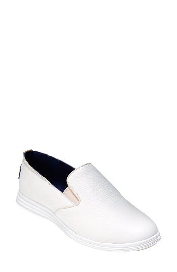 Women's Cole Haan 'ella' Slip-on Sneaker M - White
