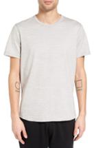 Men's Reigning Champ Curved Hem T-shirt - Grey