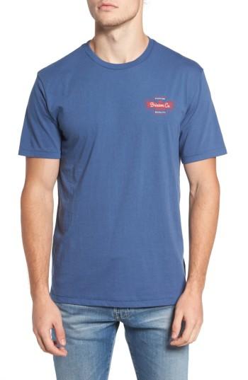 Men's Brixton Federal Premium Graphic T-shirt - Grey
