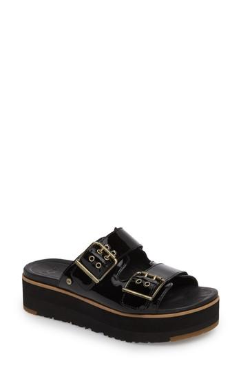 Women's Ugg Cammie Platform Slide Sandal M - Black