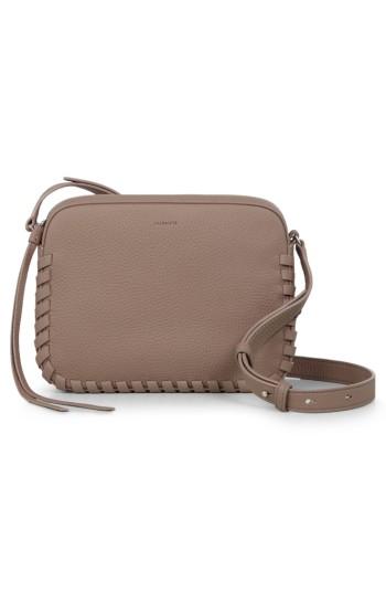 Allsaints Kepi Mini Leather Crossbody Bag - Brown