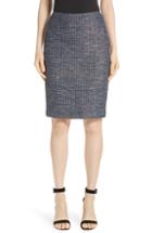 Women's St. John Collection Copper Sequin Tweed Knit Skirt