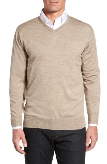 Men's Peter Millar Merino Sweater - White