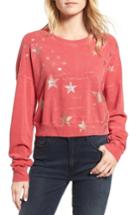 Women's Stateside Foil Star Sweatshirt - Red
