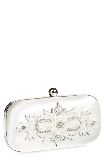 Menbur 'narke' Bridal Minaudiere - Ivory