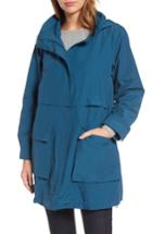 Women's Eileen Fisher Hooded Utility Jacket, Size - Blue