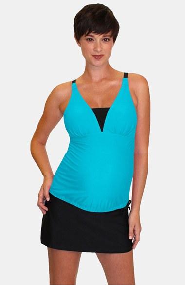 Women's Mermaid Maternity Tankini Top