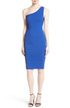 Women's Diane Von Furstenberg One-shoulder Knit Dress, Size - Blue