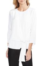 Women's Vince Camuto Tie Front Blouse - Ivory