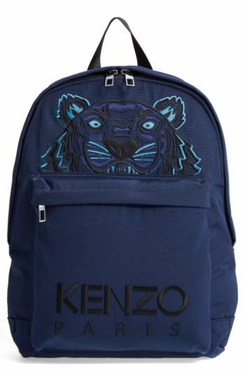 Kenzo Embroidered Icons Backpacke - Blue