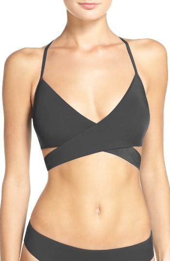Women's Laundry By Shelli Segal Beaded Bikini Top - Black