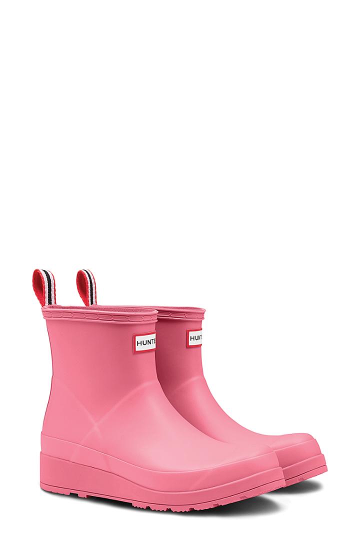 Women's Hunter Original Play Rain Bootie M - Pink