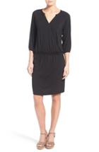 Women's Tommy Bahama 'tambour' Jersey Surplice Blouson Dress