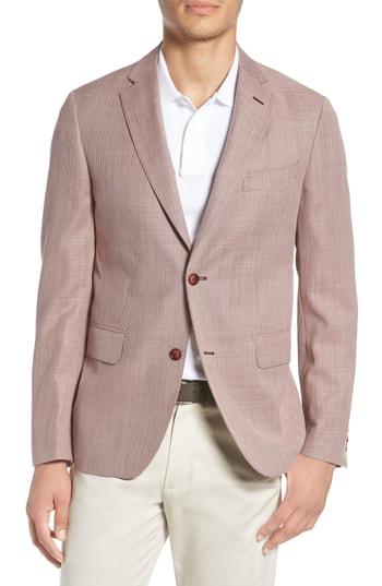 Men's John W. Nordstrom Traditional Fit Wool Sport Coat S - Red