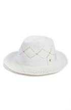 Women's Helen Kaminski Theda Panama Hat - White