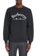 Men's Burberry Battarni City Logo Sweatshirt - Blue