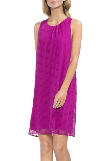 Women's Vince Camuto Eyelet Shift Dress, Size - Pink