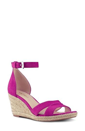 Women's Nine West Jabrina Wedge Sandal M - Pink