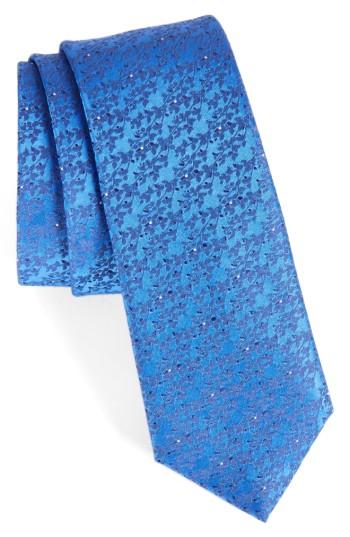 Men's Calibrate Mini Wild Flower Silk Tie