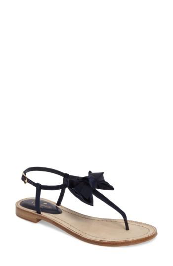 Women's Kate Spade New York Serrano Bow Sandal .5 M - Blue