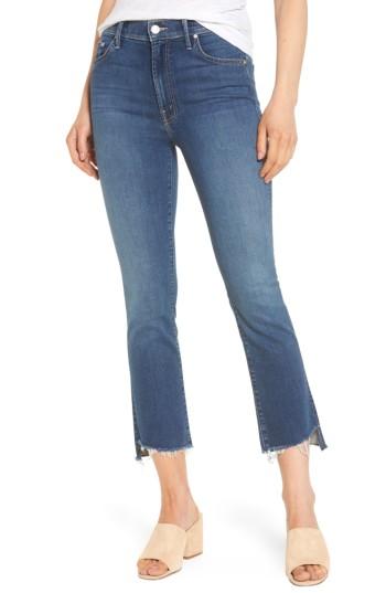 Women's Mother The Insider High Waist Step Hem Crop Bootcut Jeans