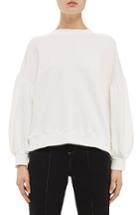 Women's Topshop Boutique Balloon Sleeve Sweatshirt Us (fits Like 2-4) - Ivory