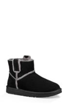 Women's Ugg Mini Classic Genuine Shearling Boot M - Black