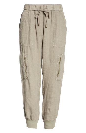 Women's Joie Florimel Crop Linen Jogger Pants