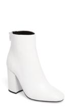 Women's Tony Bianco Aseki Block Heel Bootie .5 M - White