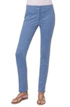 Women's Akris Punto Mara Stretch Jersey Skinny Pants - Blue