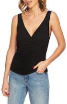 Women's 1.state Ruched Front Tank Top, Size - Black