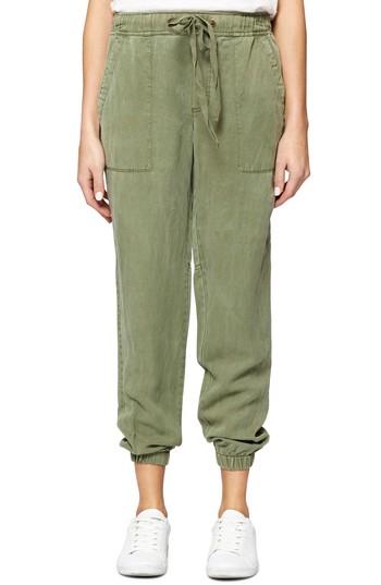 Women's Sanctuary Victory Jogger Linen Blend Pants - Green