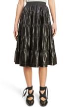 Women's J.w.anderson Tiered Leather Skirt