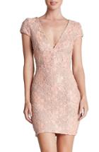 Women's Dress The Population 'zoe' Embellished Mesh Body-con Dress