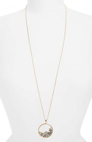 Women's Panacea Beaded Circle Pendant Necklace