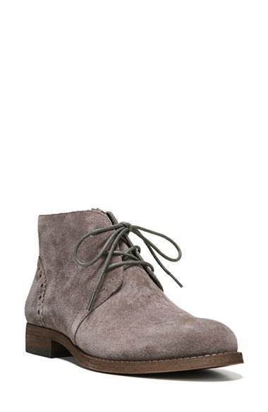 Women's Franco Sarto 'heathrow' Lace Up Bootie M - Grey