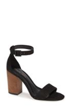 Women's Pelle Moda Maja Halo Strap Sandal M - Black