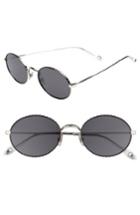 Women's Givenchy 53mm Oval Sunglasses - Silver/ Grey
