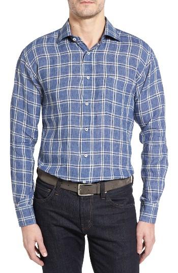 Men's Robert Talbott Estate Classic Fit Linen Sport Shirt