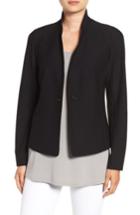 Women's Eileen Fisher Washable Stretch Crepe Jacket - Black