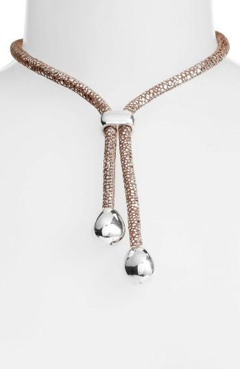 Women's Simon Sebbag Suede Lariat Necklace