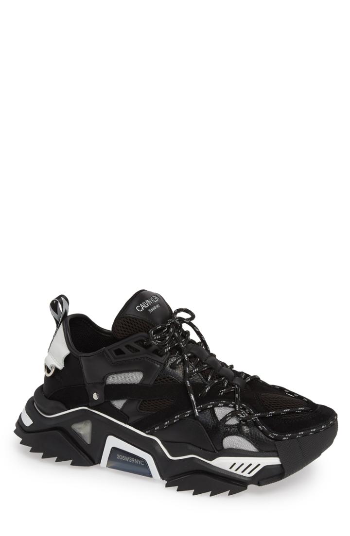 Men's Calvin Klein 205w39nyc Strike Sneaker Us / 41eu - Black