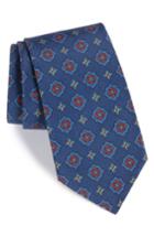 Men's Michael Bastian Medallion Silk Tie, Size - Blue