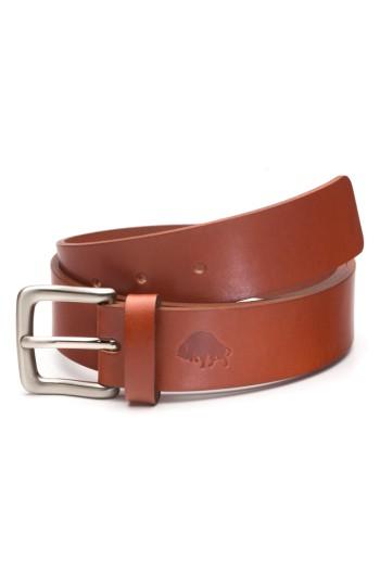 Men's Ezra Arthur No. 1 Leather Belt - Cognac