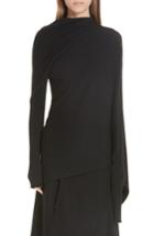 Women's Marques'almeida Draped Wool Sweater - Black