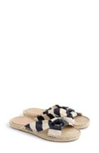 Women's J.crew Canvas Knotted Espadrille Sandal M - White